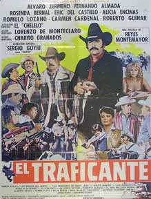 Item #55-1677 Traficante, El [movie poster]. (Cartel de la película). Fernando Almada...