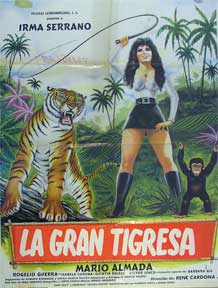 Item #55-1690 Tigresa, La [movie poster]. (Cartel de la película). Cindy Lee Dirección:...