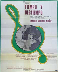 Direccin: Rafael Baledon. Con Marco Antonio Muniz, Lucha Villa, Regina Torne - Tiempo Y Destiempo [Movie Poster]. (Cartel de la Pelcula)