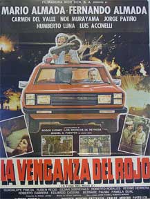 Direccin: Alfredo Gurrola. Con Mario Almada, Noe Murayama, Carmen del Valle, Jorge Patino - Venganza Del Rojo, la [Movie Poster]. (Cartel de la Pelcula)