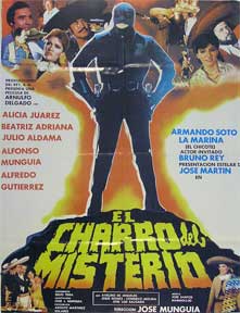 Item #55-1727 Charro del misterio, El [movie poster]. (Cartel de la película). Alicia Juarez...