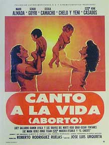 Direccin: Lucia Salinas. Con Hortensia Allende, Isabel Allende, Juanita Farias, Francisca Fernandez - Canto a la Vida [Movie Poster]. (Cartel de la Pelcula)