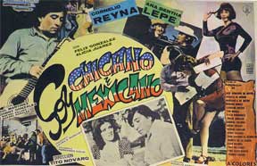 Item #55-1753 Soy chicano y mexicano [movie poster]. (Cartel de la película). Ana Bertha Lepe...