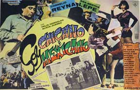 Direccin: Tito Novaro. Con Cornelio Reyna, Ana Bertha Lepe, Felix Gonzalez - Soy Chicano Y Mexicano [Movie Poster]. (Cartel de la Pelcula)