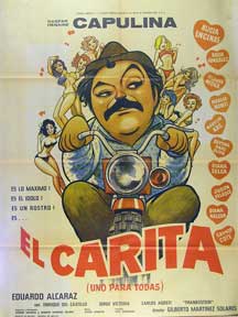 Direccin: Gilberto Martinez Solares. Con Carlos Agosti, Eduardo Alcaraz, Lupita Alvarez, Maria Teresa Colon - Carita, El [Movie Poster]. (Cartel de la Pelcula)