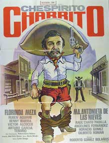 Item #55-1800 Charrito [movie poster]. (Cartel de la película). Florinda Meza Garcia...