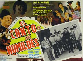 Item #55-1805 Canto de los humildes, El [movie poster]. (Cartel de la película). Alfonso Ayala...