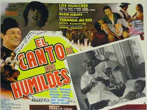 Item #55-1807 Canto de los humildes, El [movie poster]. (Cartel de la película). Alfonso Ayala...