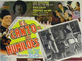 Item #55-1810 Canto de los humildes, El [movie poster]. (Cartel de la película). Alfonso Ayala...