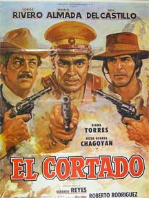 Item #55-1826 Cortado, El [movie poster]. (Cartel de la película). Mario Almada...
