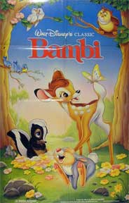 Direccin: David Hand. Con Donnie Dunagan, Hardie Albright - Bambi [Movie Poster]. (Cartel de la Pelcula)