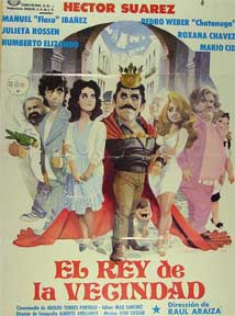 Item #55-1848 Rey de la vecindad, El [movie poster]. (Cartel de la película). Manuel Flaco...