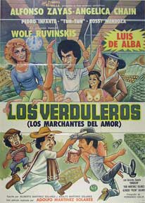 Direccin: Gilberto Martinez Solares. Con Luis de Alba, Alfonso Zayas, Wolf Ruvinskis - Verduleros, Los [Movie Poster]. (Cartel de la Pelcula)