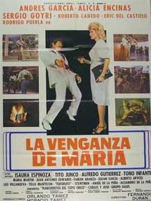 Item #55-1852 Venganza de Maria, La [movie poster]. (Cartel de la película). Alicia Encinas...