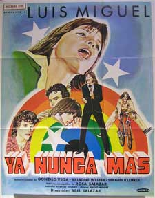 Direccin: Abel Salazar. Con Gonzalo Vega, Rosa Salazar Arenas, Ariadna Welter - Ya Nunca Mas [Movie Poster]. (Cartel de la Pelcula)