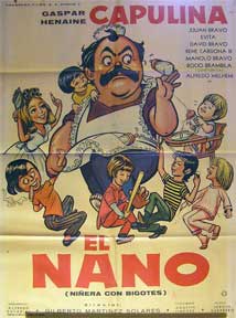 Direccin: Gilberto Martnez Solares. Con Carlos Agost, Roco Brambila, David Bravo - El Nano, Ninera Con Bigotes [Movie Poster]. (Cartel de la Pelcula)