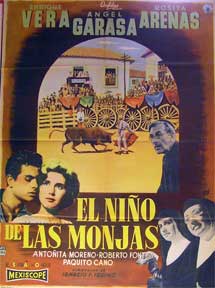 Item #55-1897 El Nino de las Monjas [movie poster]. (Cartel de la película). Angel Garasa...
