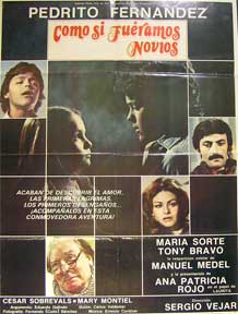 Item #55-1919 Como Si Fueramos Novios [movie poster]. (Cartel de la película). Maria Sorte...