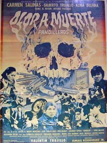 Item #55-1922 Olor A Muerte [movie poster]. (Cartel de la película). Gilberto Trujillo...