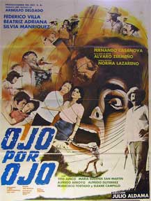 Ojo por Ojo movie poster . Cartel de la pel cula Beatriz Adriana