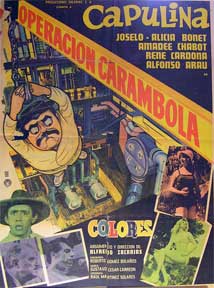 Item #55-1929 Operacion Carambola [movie poster]. (Cartel de la película). Joselo...