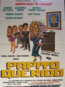 Item #55-1938 Papito Querido [movie poster]. (Cartel de la película). Carmen del Valle...
