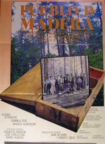 Item #55-1939 Pueblo de Madera [movie poster]. (Cartel de la película). Angélica...