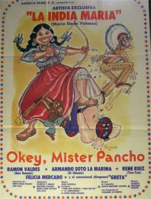 Item #55-1942 Okey, Mister Pancho [movie poster]. (Cartel de la película). Carlos Bravo y....