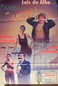 Item #55-1945 Picoso...Pero Sabroso! [movie poster]. (Cartel de la película). Gabriela Goldsmith...