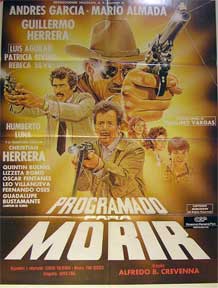 Item #55-1957 Programado para Morir [movie poster]. (Cartel de la película). Mário Almada...