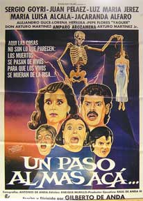 Item #55-1972 Un Paso Al Mas Aca [movie poster]. (Cartel de la película). Lorena Herrera...