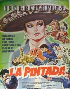 Direccin: Jos Luis Urquieta. Con Rosenda Bernal, Sergio Goyri, lvaro Zermeo - La Pintada [Movie Poster]. (Cartel de la Pelcula)