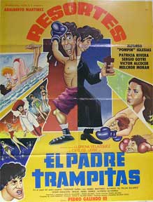 Item #55-1983 El Padre Trampitas [movie poster]. (Cartel de la película). Patricia Rivera...