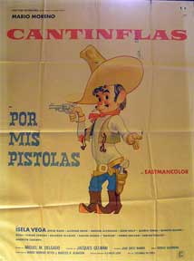 Item #55-2004 Por Mis Pistolas [movie poster]. (Cartel de la película). Isela Vega...