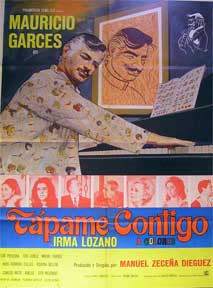 Direccin: Manuel Zecena Diguez. Con Armando Acosta, Vctor Alcocer, Len Barroso - Tapame Contigo [Movie Poster]. (Cartel de la Pelcula)