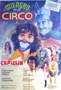 Item #55-2030 Milagro en el Circo [movie poster]. (Cartel de la película). Fernando...