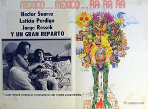 Item #55-2031 Mexico Mexico Ra Ra Ra [movie poster]. (Cartel de la película). Juan Angel...