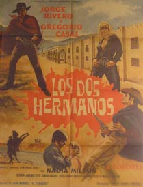 Item #55-2084 Los Dos Hermanos. Movie poster. (Cartel de la Película). Gregorio Casal...