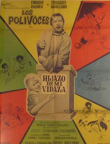 Item #55-2090 Hijazo de Mi Vidaza. Movie poster. (Cartel de la Película). Eduardo Manzano...