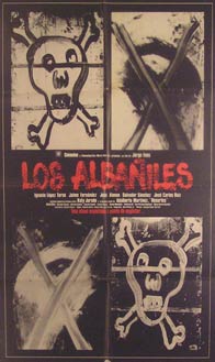 Item #55-2117 Los Albaniles. Movie poster. (Cartel de la Película). Jaime Fernandez...