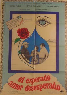 Item #55-2121 El Esperado Amor Desesperado. Movie poster. (Cartel de la Película). Ofelia...