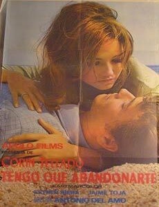 Item #55-2122 Tengo Que Abandonarte. Movie poster. (Cartel de la Pel&iacute;cula). Ana Maria Mendoza Direcci&oacute;n: Antonio del Amo. Con Tomas Blanco, Gisia Paradis.