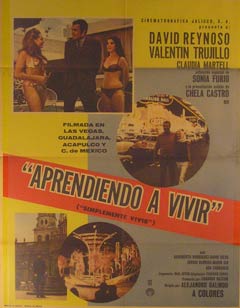 Item #55-2126 Aprendiendo A Vivir. Movie poster. (Cartel de la Película). Ada Carrasco...