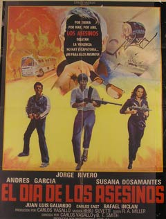 Item #55-2138 El Dia de los Asesinos. Movie poster. (Cartel de la Película). B. T. Smith. Con...