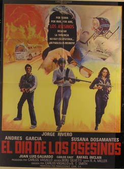 Item #55-2147 El Dia de los Asesinos. Movie poster. (Cartel de la Película). B. T. Smith. Con...