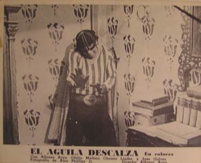 Item #55-2159 El Aguila Descalza. Movie poster. (Cartel de la Película). Ofelia Medina...