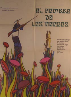 Item #55-2206 El Hombre de los Hongos. Movie poster. (Cartel de la Película). Isela Vega...