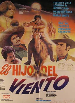 Item #55-2224 El Hijo del Viento. Movie poster. (Cartel de la Película). David Reynoso...