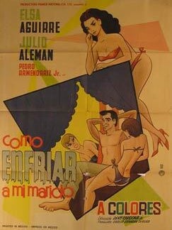 Item #55-2233 Como Enfriar a Mi Marido. Movie poster. (Cartel de la Película). Julio Aleman...