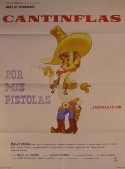Item #55-2234 Por Mis Pistolas. Movie poster. (Cartel de la Película). Isela Vega...